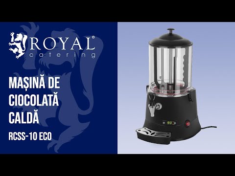video - Mașină de ciocolată caldă - 10 litri - Afișaj cu LED-uri