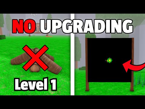 I Survived 99 Nights In The Forest WITHOUT UPGRADING The Campfire!