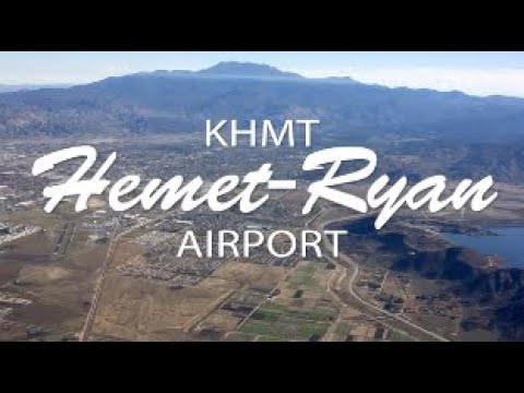 Voando com Tony Arbini para o Aeroporto Hemet-Ryan (KHMT) - Hemet, Califórnia