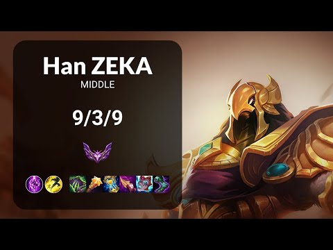 Han Zeka Azir vs Vladimir MIDDLE - KR  Patch 14.15