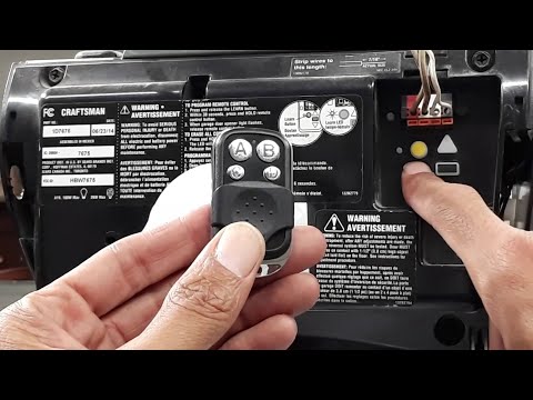 Remote Keychain Garage Door Opener Programing / ANY Garage Door