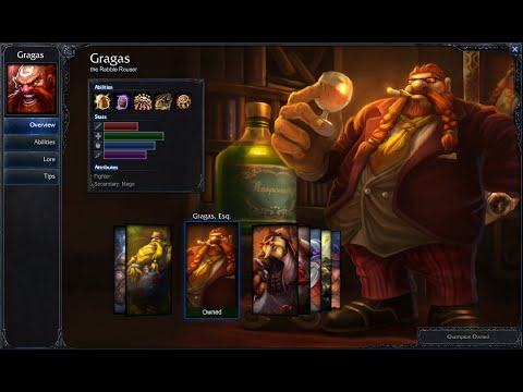 Gragas Esq Skin Spotlight Gameplay 1080p HD