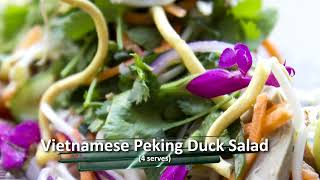 preview picture of video 'Vietnamese Peking Duck Salad HD'