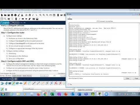 Lab 1.6.1 – Packet Tracer – Implement a Small Network