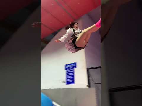 This Trampoline Is 🥱🥱😲So Fun! Why Didn't We Just Start Jumping Around Like This When We Were Kids