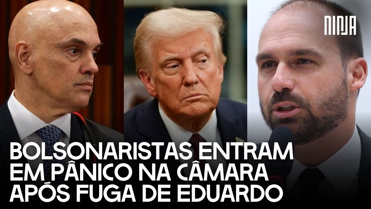🔥Eduardo Foge, Moraes acelera julgamento de golpistas e Bolsonaristas entram em pânico na Câmara🔥