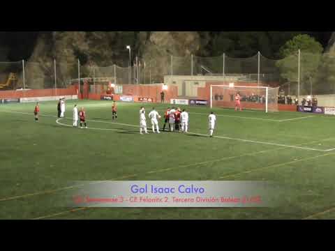 ¿Penalti? Gol Isaac Calvo. CD Serverense 3 - CE Felanitx 2. Tercera División Balear 21/22