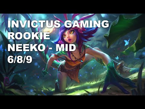 Invictus Gaming Rookie Mid Neeko vs Jayce - KR Challenger Rank Game 10.7