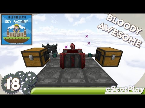 FTB Sky Factory 3 w/ cScot – Ep 18 : Blood Magic – Getting Started