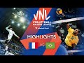 🇫🇷 FRA vs. 🇧🇷 BRA - Highlights Week 3 | Men's VNL 2022