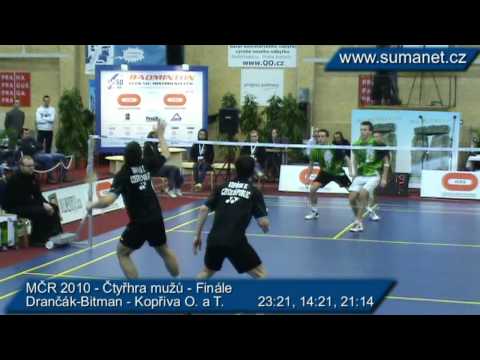 MČR 2010 - Čtyřhra mužů - Finále - Drančák-Bitman - Kopřiva O a T