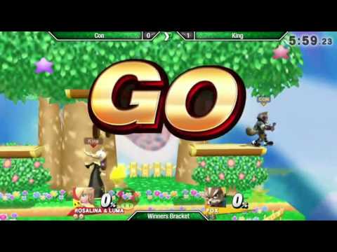 EVAC 19/8/16 - King (Rosalina) vs Con (Mario) - Winners Semis - Smash 4