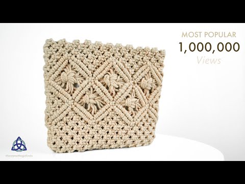 DIY Macrame Bag With Zipper Macrame Wallet for Girls