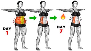 30 Min Standing Abs Workout 🔥 Lose Hanging Belly Fat Fast | Small Waist & Flat Belly Exercises