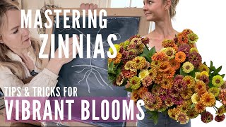 Mastering ZINNIAS: the easiest and most vibrant flowers!