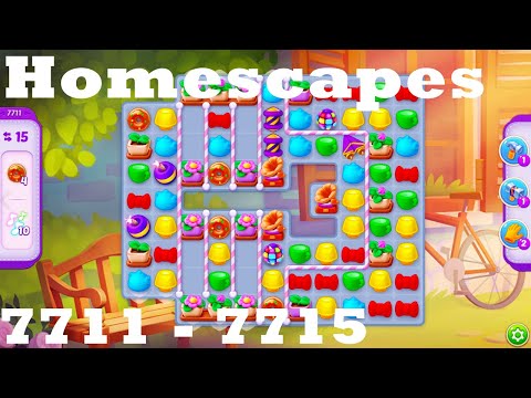Homescapes Level 7711 - 7715 HD Walkthrough | 3 - match game | gameplay | android | ios | pc | app