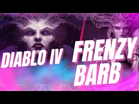 Diablo IV   Frenzy Barb vs Uber Lilith ( without Elixir )