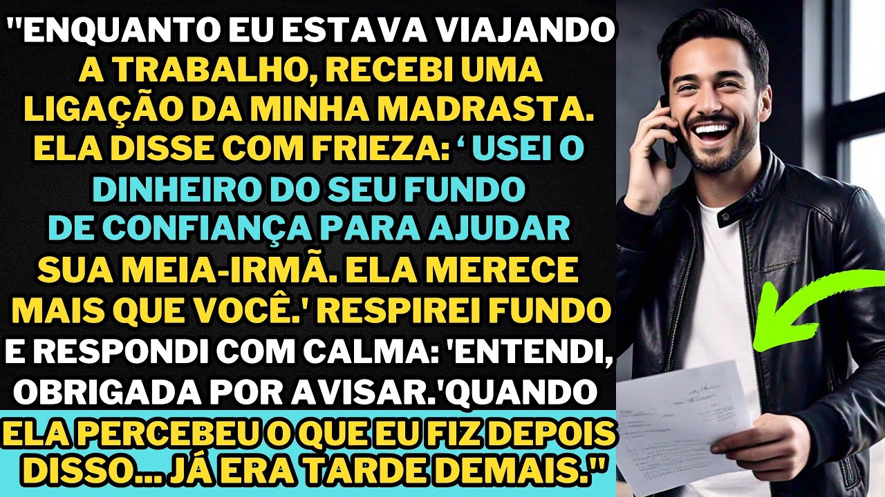 "Enquanto eu viajava a trabalho, minha madrasta ligou: 'Usei o dinheiro do seu fundo de confiança.'