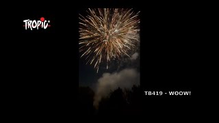 TB419 - WOOW! - TROPIC Fireworks, Fajerwerki, Feuerwerk, Vuurwerk, Feu d'artifice