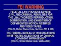 Scholastic S FBI Warning Screens For DVDs 4 3