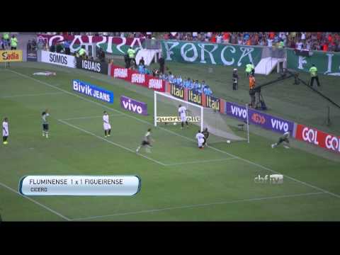 Gols - Série A: Fluminense vence o Figueirense de virada no Maracanã