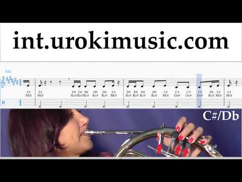How to Play French Horn Ed Sheeran & Justin Bieber - I Don't Care Tabs um-a-n352