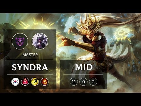 Syndra Mid vs Yasuo - KR Master Patch 9.5