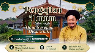 Download lagu 🔴LIVE STREAMING .:. PENGAJIAN UMUM DALAM RANGKA HAUL SESEPUH DESA SLUKE mp3