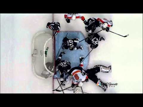 Nicklas Grossmann goal Feb 20 2013 Philadelphia Flyers vs Pittsburgh Penguins NHL Hockey