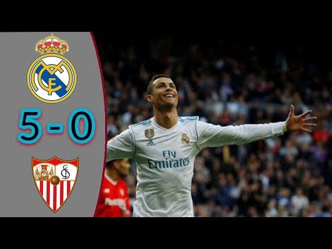Real Madrid vs Sevilla 5-0 - All Goals & Highlights 09/12/2017 HD