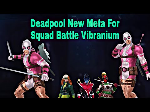 Deadpool New Meta For Squad Battle Vibranium League With April Pools Uniform - Marvel Future Fight