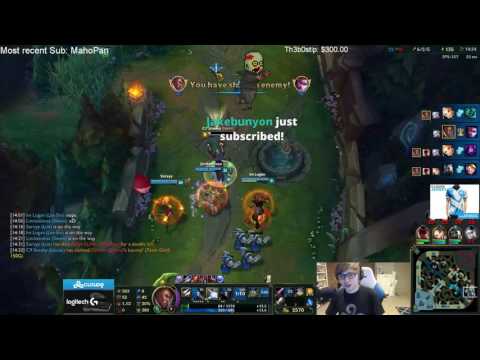 Insane Lucian Play on Sneaky's Stream