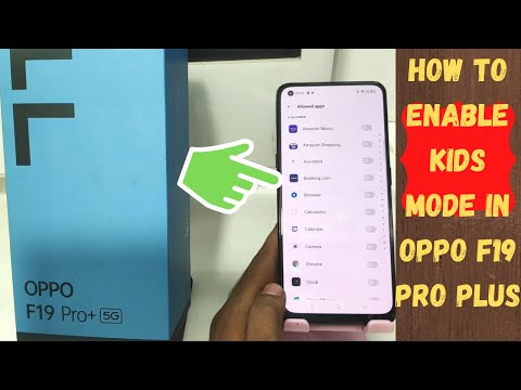 How to Enable Kids Mode in OPPO F19 pro plus, OPPO F19s| Kids Space: Safe Browsing for Kids