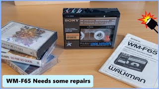Battery Damaged Walkman Repair | Sony WM-F65