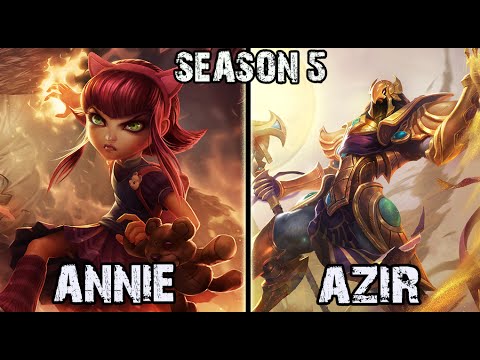 Best Annie NA vs Azir MID Ranked Challenger