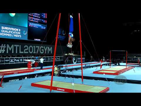 KUZOVKOV Konstantin (GEO) - 2017 Artistic Worlds, Montréal (CAN) - Qualifications Rings