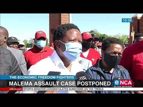 Malema assault case postponed
