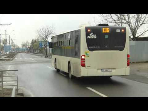 Autobuzul Mercedes Citaro 2 #4813 pe linia 136