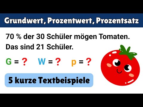 Grundwert, Prozentwert & Prozentsatz erkennen (5 Beispiele) | Prozentrechnung einfach erklärt