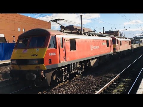 DB 90036+90018 At Doncaster From Doncaster Up Decoy To Tyne S.S.