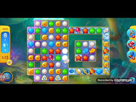 fishdom gameplay / level 7820 / It is like the ads? / thank you 피쉬돔 / 모바일 게임 / 구독 좋아요 눌러주세요 감사합니다 ~