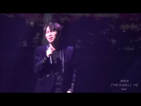 181224 케이윌 전국투어 콘서트 [THE K.WILL]  "꽃이 핀다"  케이윌/K.will