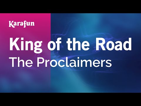 King of the Road - The Proclaimers | Karaoke Version | KaraFun