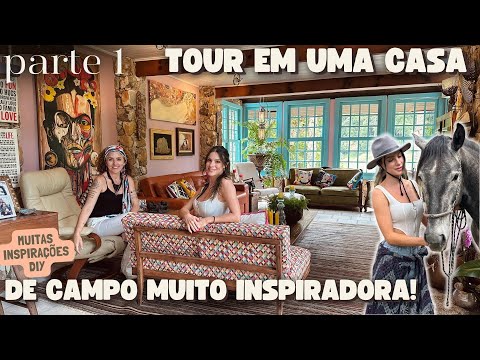 A tour of this incredibly inspiring country house! Full of art and DIY projects!