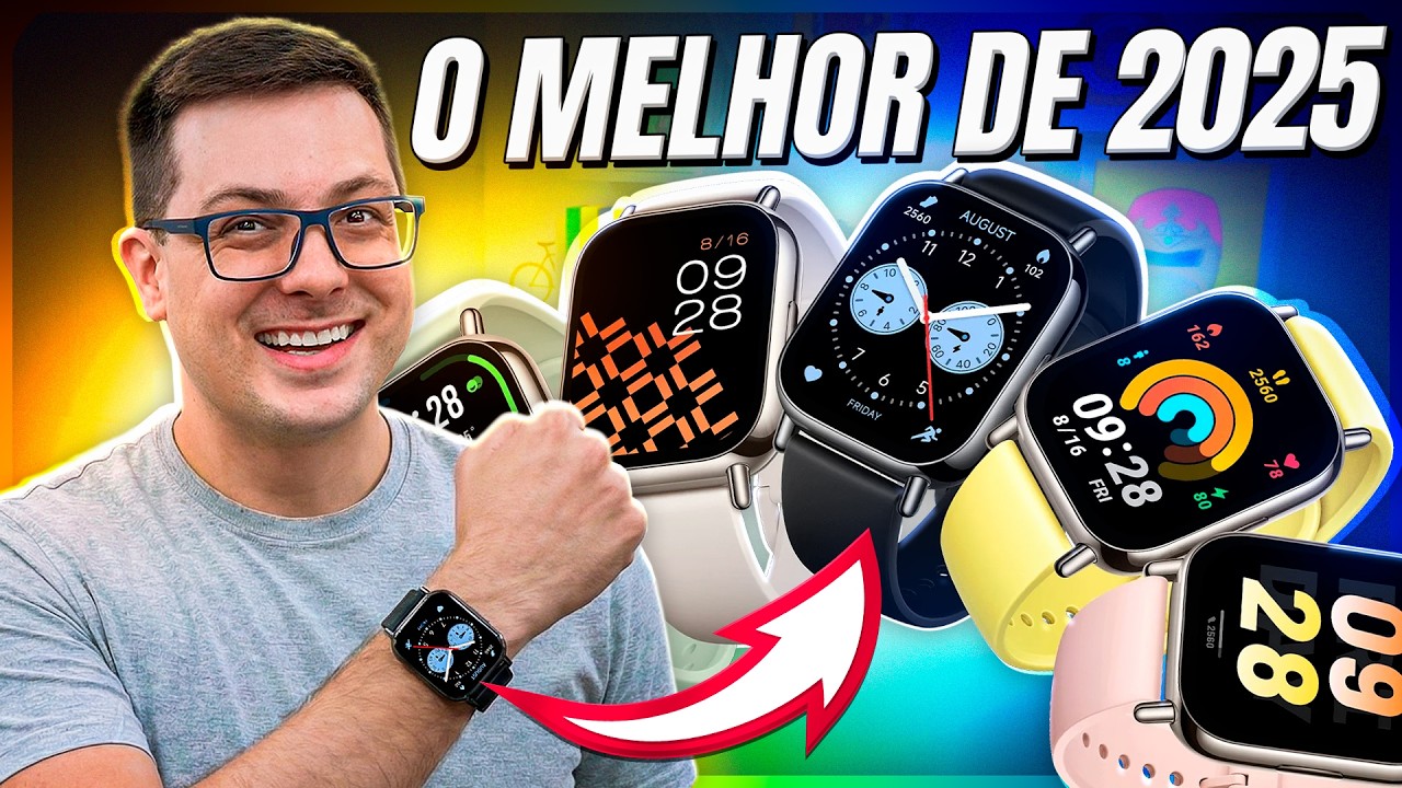 REDMI WATCH 5 LITE ! O MELHOR e MAIS BARATO smartwatch de 2025!