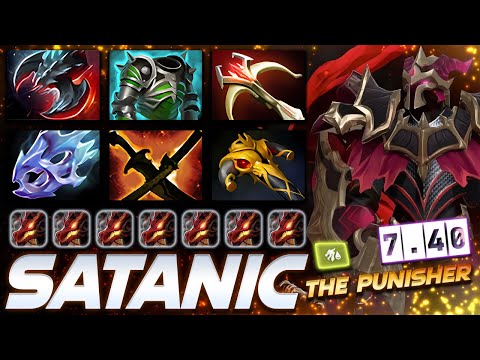 [7.40] Satanic Dragon Knight Punisher - Dota 2 Pro Gameplay [Watch & Learn]