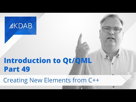 Introduction to Qt/QML (Part 49) - Creating New Elements from C++