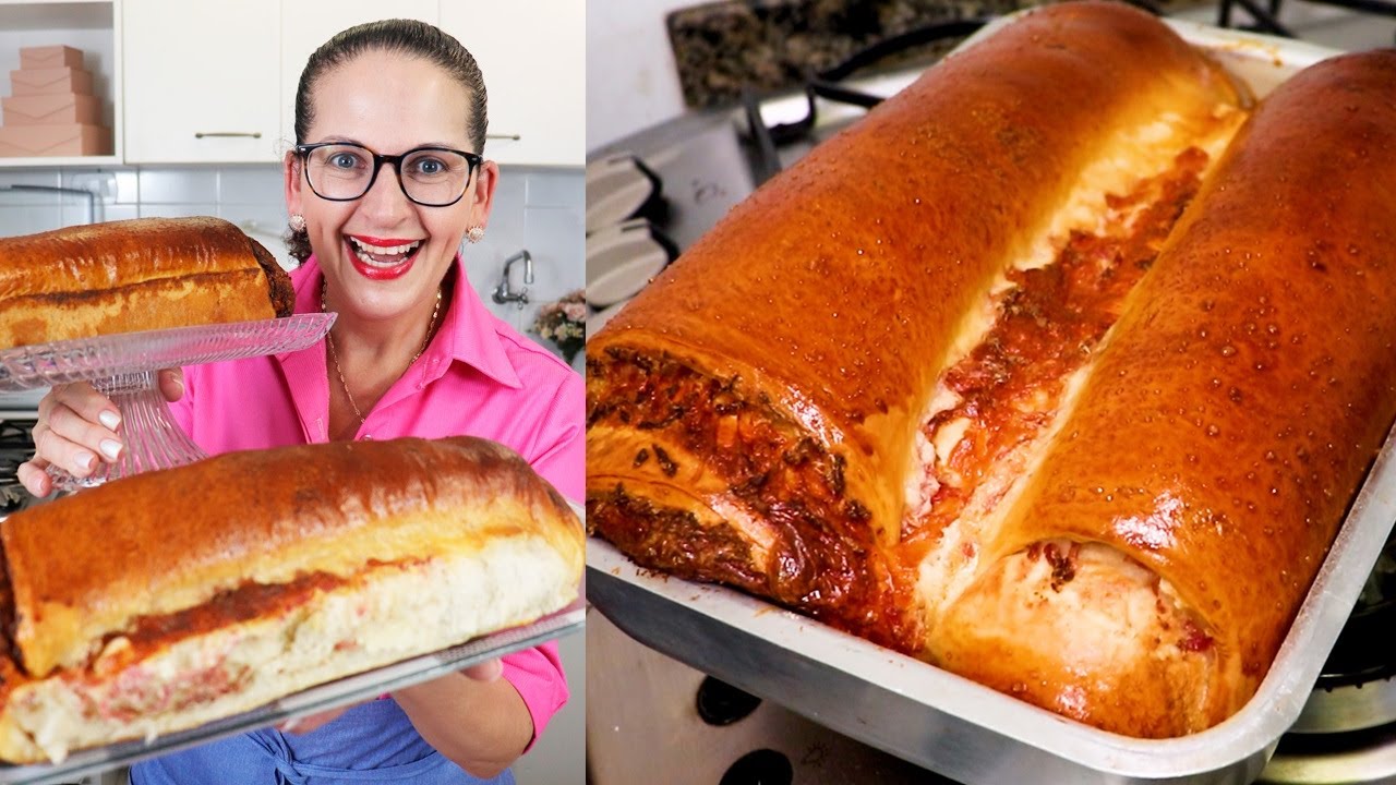 PÃO CASEIRO DE CALABRESA SUPER FÁCIL DE FAZER! - Isamara Amâncio