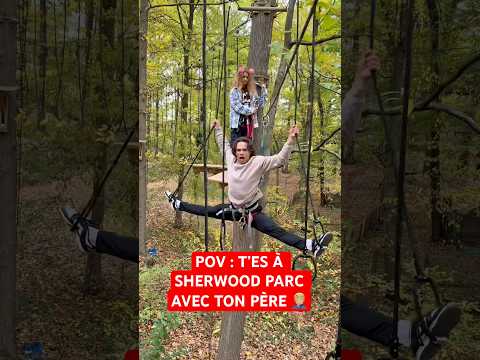 POV : T’ES À SHERWOOD PARC AVEC TON PÈRE 🤦🏼‍♂️ #humour #papa #drôle #sketch #sœur #foret