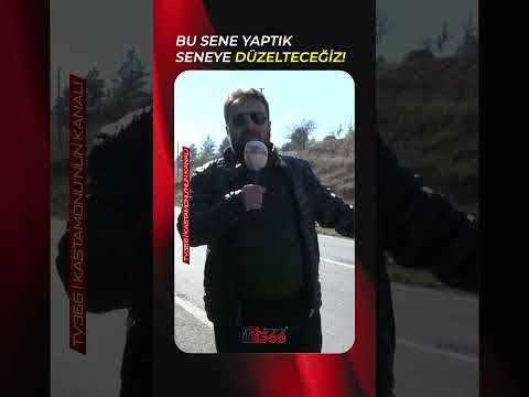 Kastamonu'da Serildiği An Bozuk Olan Yol Tepki Çekiyor!